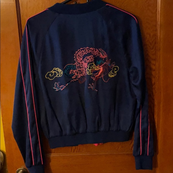 Bomber embroidered reversible coat - Picture 2 of 6